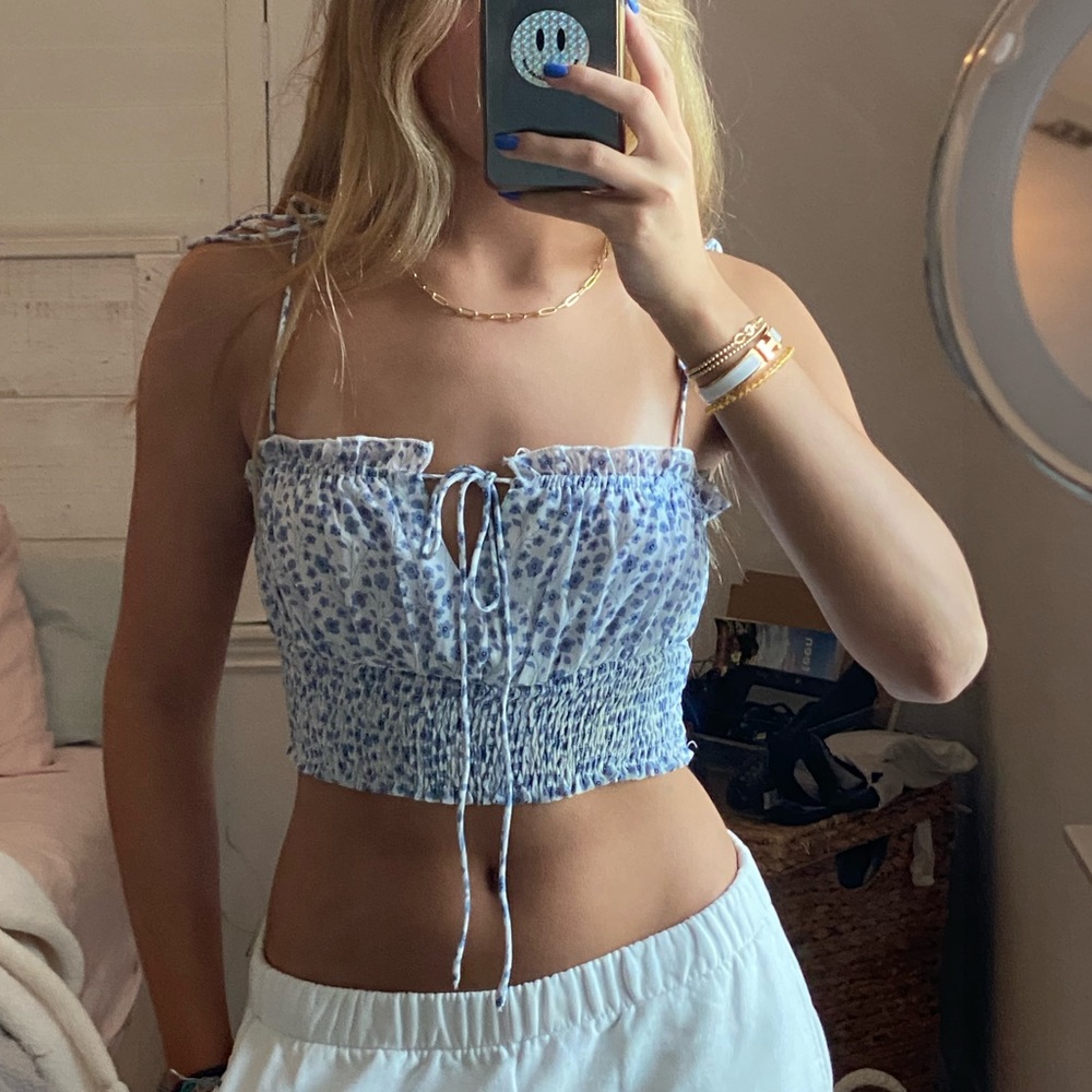 princess polly floral crop top